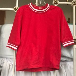 Cute red top